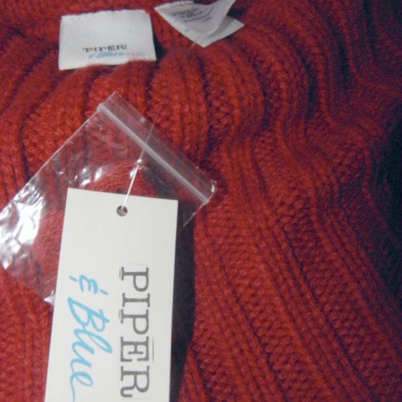 Sleeveless Piper & Blue Cable knit Cowl neck Tunic - Picture 4 of 4